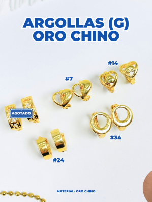 ARGOLLAS (G) ORO CHINO