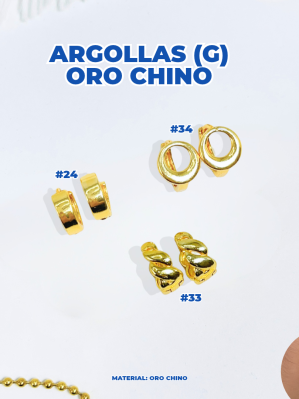 ARGOLLAS (G) ORO CHINO