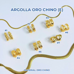 ARGOLLA ORO CHINO (E)