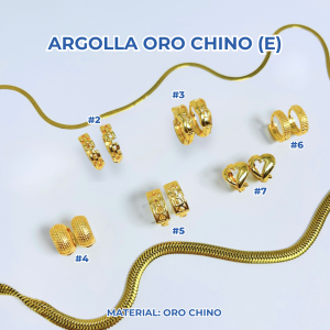 ARGOLLA ORO CHINO (E)