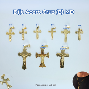 DIJE ACERO CRUZ (B) MD