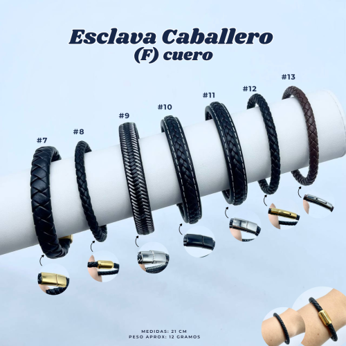 ESCLAVA CABALLERO (F) CUERO - Imagen 2