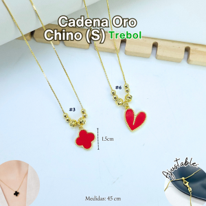 CADENA ORO CHINO (S) TREBOL