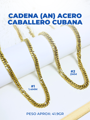 CADENA (AN) ACERO CABALLERO CUBANA