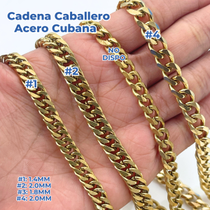 CADENA CABALLERO ACERO CUBANA
