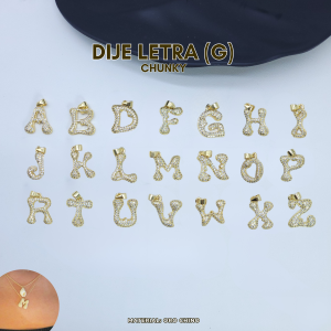 DIJE LETRA (G) CHUNKY