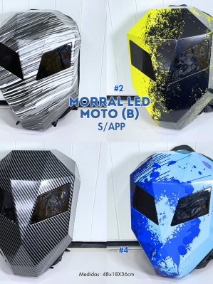 MORRAL LED MOTO (B) S/APP