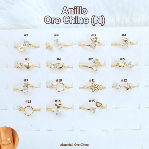 ANILLO ORO CHINO (N)