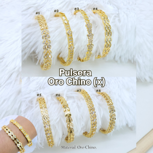 PULSERA ORO CHINO (X)