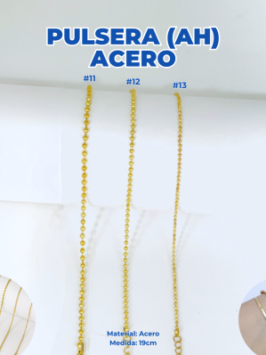 PULSERA (AH) ACERO