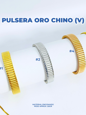 PULSERA ORO CHINO (V)