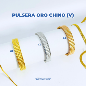 PULSERA ORO CHINO (V)
