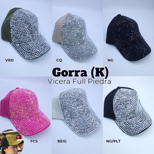 GORRA (K) VICERA FULL PIEDRA - Imagen 2
