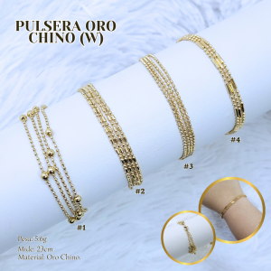 PULSERA ORO CHINO (W)