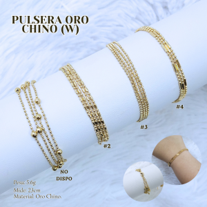 PULSERA ORO CHINO (W)