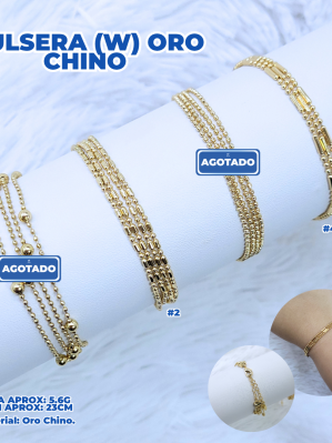 PULSERA (W) ORO CHINO