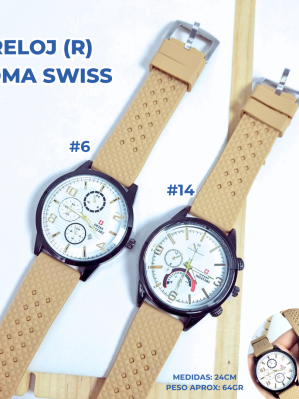 RELOJ (R) GOMA SWISS