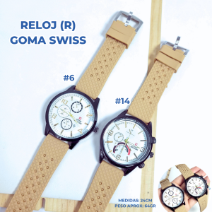 RELOJ (R) GOMA SWISS