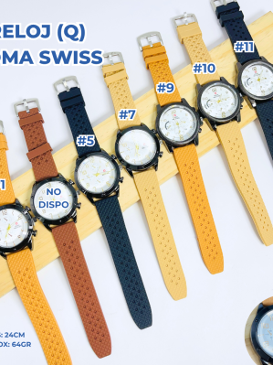 RELOJ (Q) GOMA SWISS