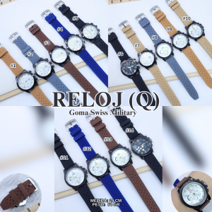 RELOJ (Q) GOMA SWISS