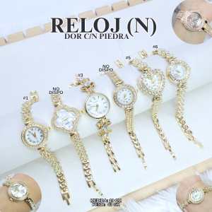 RELOJ (N) DOR  C/N PIEDRA