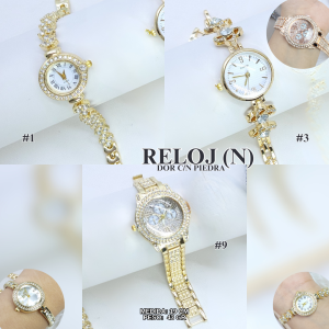 RELOJ (N) DOR  C/N PIEDRA