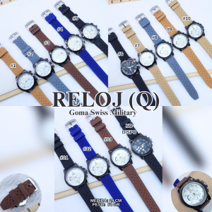 RELOJ (Q) GOMA SWISS