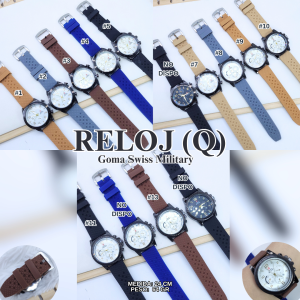 RELOJ (Q) GOMA SWISS