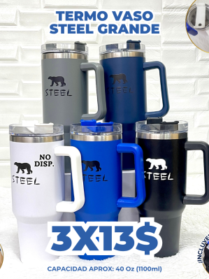 TERMO VASO STEEL GD
