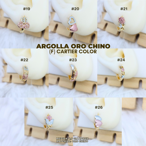 ARGOLLA ORO CHINO (F) COLOR CARTIE - Imagen 3