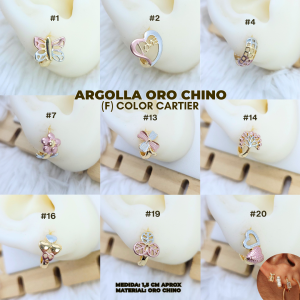 ARGOLLA ORO CHINO (F) COLOR CARTIE