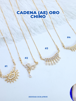 CADENA (AE) ORO CHINO