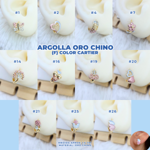 ARGOLLA ORO CHINO (F) COLOR CARTIE