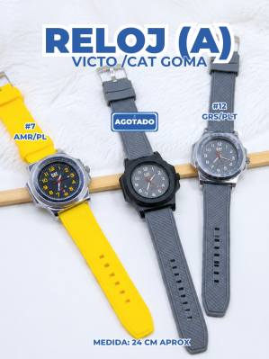 RELOJ (A) VICTO/CAT GOMA