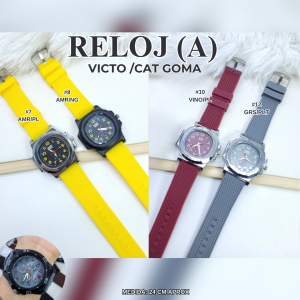 RELOJ (A) VICTO/CAT GOMA