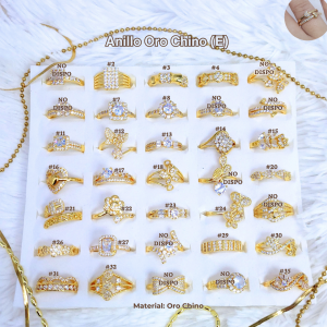 ANILLO ORO CHINO (E)