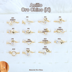 ANILLO ORO CHINO (N)