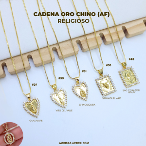 CADENA ORO CHINO (AF) RELIGIOSO