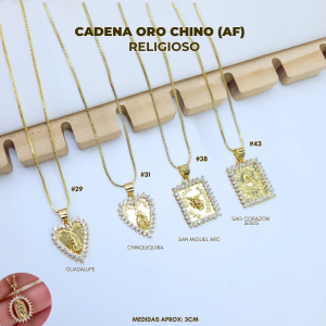 CADENA ORO CHINO (AF) RELIGIOSO