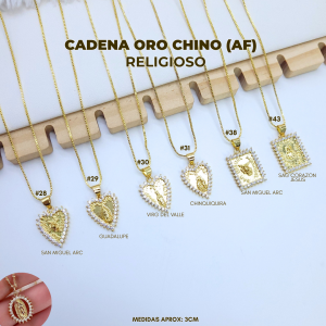 CADENA ORO CHINO (AF) RELIGIOSO