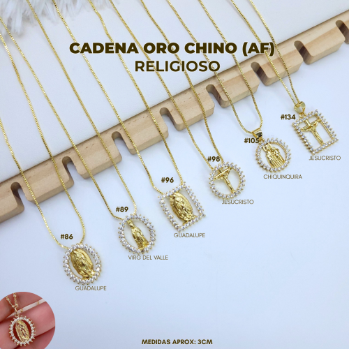CADENA ORO CHINO (AF) RELIGIOSO - Imagen 4