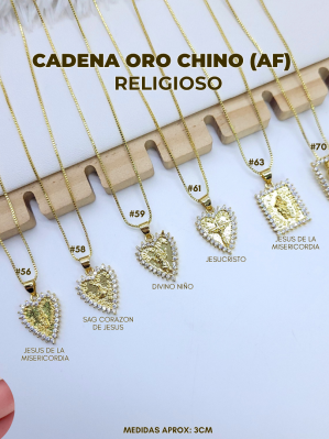 CADENA ORO CHINO (AF) RELIGIOSO
