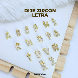 DIJE ZIRCON LETRA