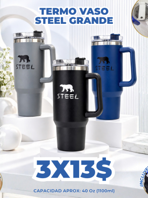 TERMO VASO STEEL GD