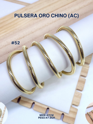 PULSERA ORO CHINO (AC)