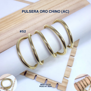 PULSERA ORO CHINO (AC)