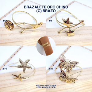 BRAZALETE ORO CHINO (C) BRAZO