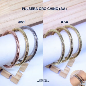 PULSERA ORO CHINO (AA)