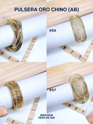 PULSERA ORO CHINO (AB)