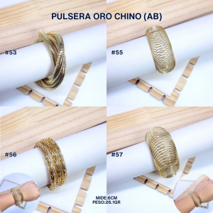PULSERA ORO CHINO (AB)